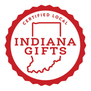 White background featuring Indiana Gifts logo in red text.