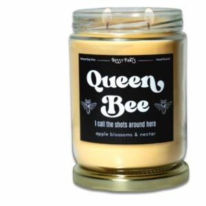 Queen Bee candle from Bossy Pants candles.